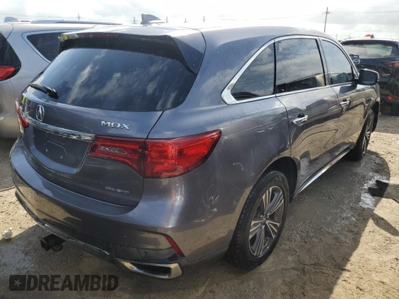 2017 Acura MDX with VIN 5J8YD4H33HL003239, listed as a Copart auction lot 77149094 with 0 mi miles and Salvage Title. Bid and sale history available at carsss.com. Image 3.
