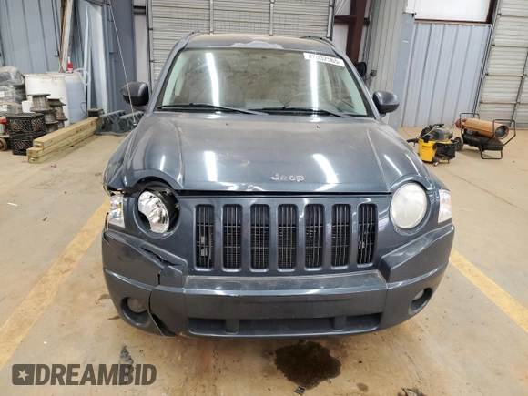 2007 Jeep Compass Sport with VIN 1J8FF47W87D130159, listed as a Copart auction lot 47032565 with 161,236 mi miles and Salvage Title. Bid and sale history available at carsss.com. Image 5.