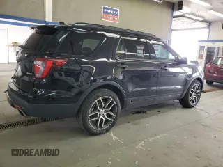 2016 Ford Explorer Sport with VIN 1FM5K8GT3GGD14074, listed as a Copart auction lot 52121725 with 85,138 mi miles and Salvage Title. Bid and sale history available at carsss.com. Image 3.