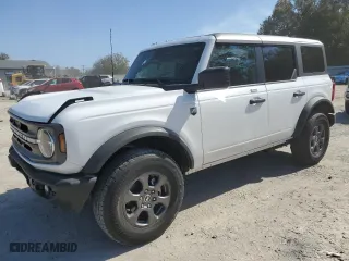 2023 Ford Bronco with VIN 1FMEE5BP5PLB86704, listed as a Copart auction lot 43146535 with 52,044 mi miles and Non Repairable. Bid and sale history available at carsss.com. Image 1.