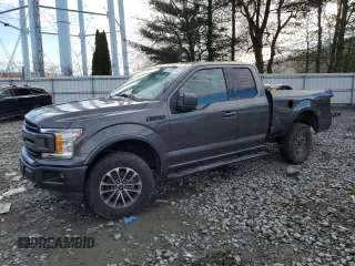 2018 Ford F-150 XL with VIN 1FTEX1EP9JFE00960, listed as a Copart auction lot 86836974 with 81,255 mi miles and Salvage Title. Bid and sale history available at carsss.com. Image 1.