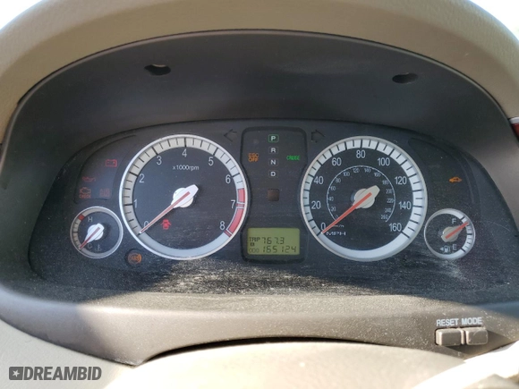 2006 Hyundai Azera SE with VIN KMHFC46FX6A136882, listed as a Copart auction lot 77377864 with 165,124 mi miles and Salvage Title. Bid and sale history available at carsss.com. Image 9.