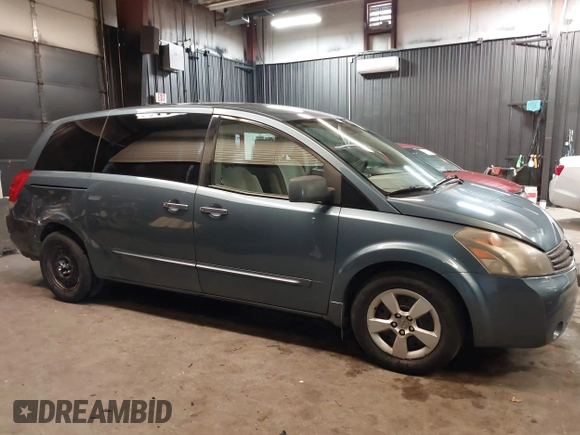 2008 Nissan Quest SL with VIN 5N1BV28U68N118044, listed as a IAAI auction lot 41311739 with 87,066 mi miles. Bid and sale history available at carsss.com. Image 13.