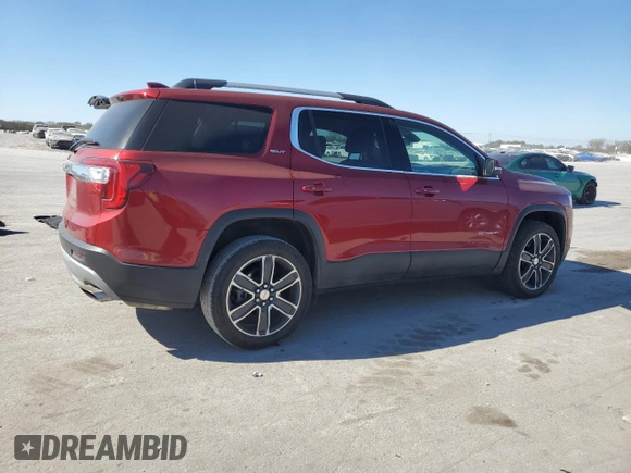 2022 GMC Acadia SLT with VIN 1GKKNML48NZ120524, listed as a Copart auction lot 76708804 with 53,698 mi miles and Clean Title. Bid and sale history available at carsss.com. Image 3.