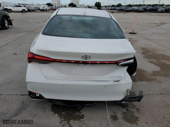 2022 Toyota Avalon Limited with VIN 4T1DZ1FB0NU081194, listed as a Copart auction lot 63980014 with 25,884 mi miles and Salvage Title. Bid and sale history available at carsss.com. Image 6.