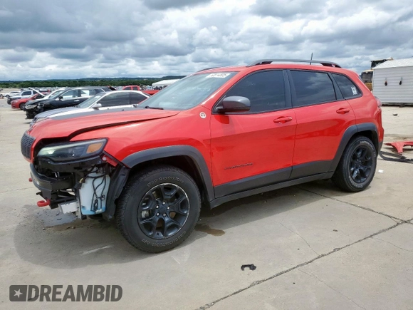 2019 Jeep Cherokee Trailhawk z VIN 1C4PJMBX8KD315136, wystawiony jako Copart lot #60614805 z przebiegiem 102 936 mil mil oraz Czysty tytuł • Clean title. Historia ofert i sprzedaży dostępna na DreamBid. Obrazek 1.