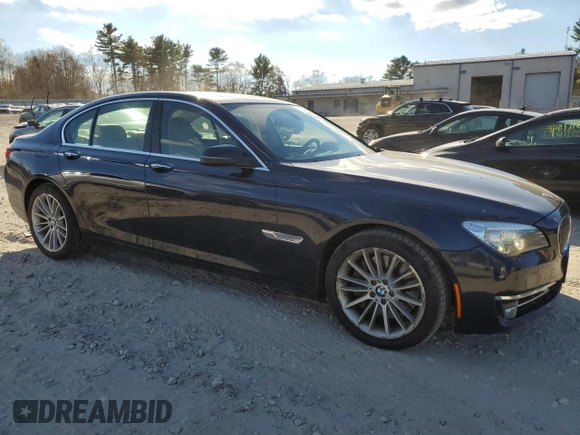 2014 BMW 7 Series 750i xDrive with VIN WBAYB6C55ED224806, listed as a Copart auction lot 79200434 with 167,826 mi miles and Clean Title. Bid and sale history available at carsss.com. Image 4.
