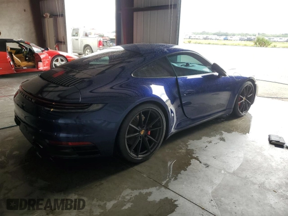 2020 Porsche 911 Carrera S with VIN WP0AB2A95LS229452, listed as a Copart auction lot 74836544 with Not Provided miles and Salvage Title. Bid and sale history available at DreamBid. Image 3.