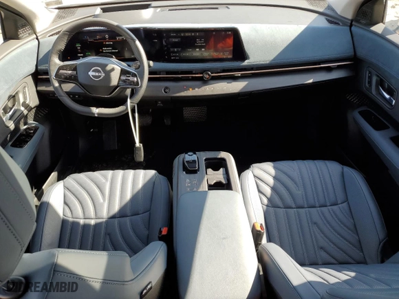 2023 Nissan ARIYA PLATINUM+ with VIN JN1DF0CD7PM705902, listed as a Copart auction lot 46476494 with 6,411 mi miles. Bid and sale history available at carsss.com. Image 8.