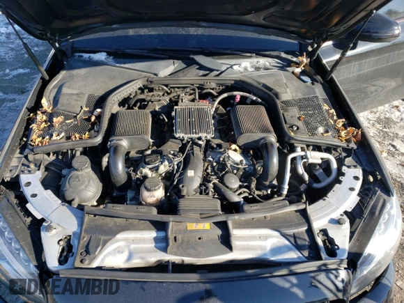 2018 Mercedes-Benz C 43 AMG with VIN 55SWF6EB6JU254173, listed as a Copart auction lot 87449364 with 130,860 mi miles and Salvage Title. Bid and sale history available at carsss.com. Image 11.