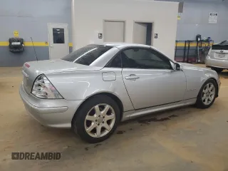 2003 Mercedes-Benz SLK-Class 2.3L with VIN WDBKK49F83F293647, listed as a Copart auction lot 51088045 with 199,456 mi miles and Salvage Title. Bid and sale history available at carsss.com. Image 3.