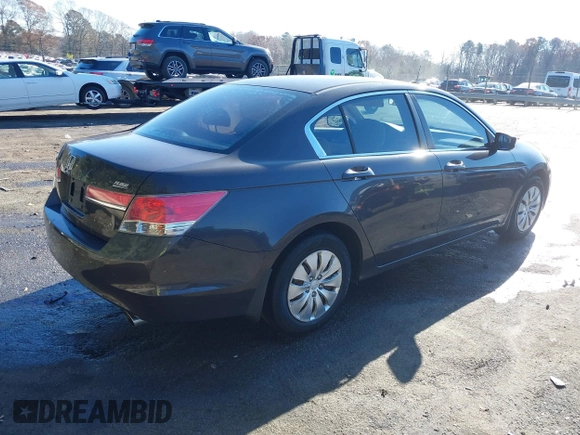 2011 Honda Accord LX with VIN 1HGCP2F34BA141271, listed as a IAAI auction lot 41031454 with 157,981 mi miles and . Bid and sale history available at DreamBid. Image 4.