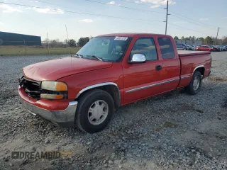 1999 GMC New Sierra 1500 SLE with VIN 2GTEC19T1X1542335, listed as a Copart auction lot 46861235 with 215,942 mi miles and Salvage Title. Bid and sale history available at carsss.com. Image 1.