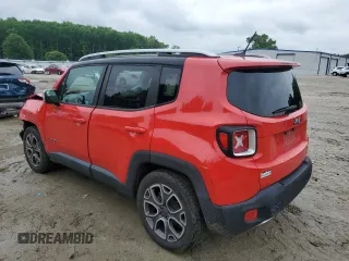 2017 Jeep Renegade Limited с VIN ZACCJADB9HPE39831, выставлен на аукционе Copart как лот 56572495 с пробегом 71 416 миль миль и Списание • Salvage title. История ставок и продаж доступна на DreamBid. Изображение 2.