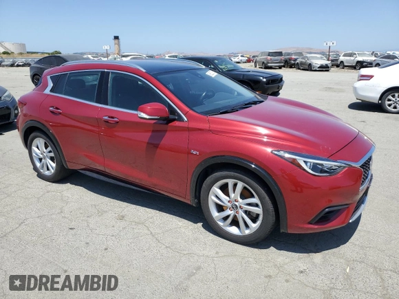 2019 Infiniti QX30 Luxe with VIN SJKCH5CP1KA010266, listed as a Copart auction lot 59623735 with 54,113 mi miles and Clean title. Bid and sale history available at DreamBid. Image 4.