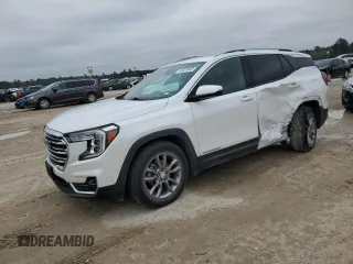 2022 GMC Terrain SLT with VIN 3GKALPEV7NL171707, listed as a Copart auction lot 45631945 with 29,966 mi miles and Salvage Title. Bid and sale history available at carsss.com. Image 1.