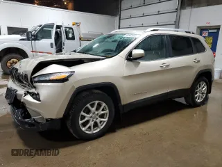 2015 Jeep Cherokee Latitude with VIN 1C4PJMCS1FW601438, listed as a Copart auction lot 48332875 with 135,380 mi miles and Salvage Title. Bid and sale history available at DreamBid. Image 1.