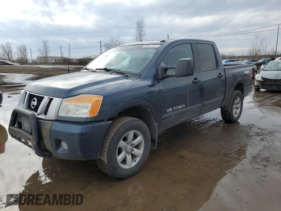 2013 Nissan Titan Pro-4X with VIN 1N6AA0ECXDN314703, listed as a Copart auction lot 49507105 with 287,763 mi miles and Salvage title. Bid and sale history available at DreamBid. Image 1.