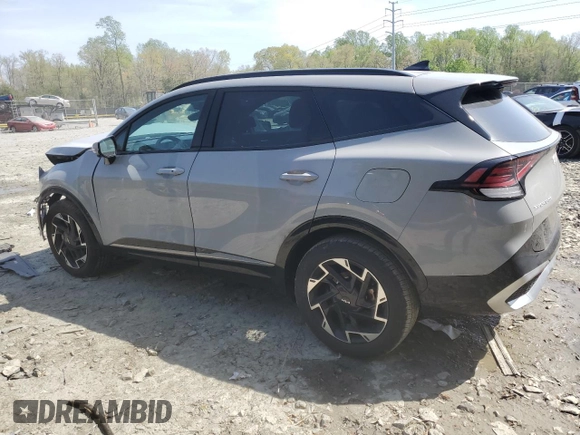 2024 Kia Sportage SX-Prestige with VIN 5XYK5CDF6RG189254, listed as a Copart auction lot 53347875 with 27,967 mi miles and Salvage title. Bid and sale history available at DreamBid. Image 2.