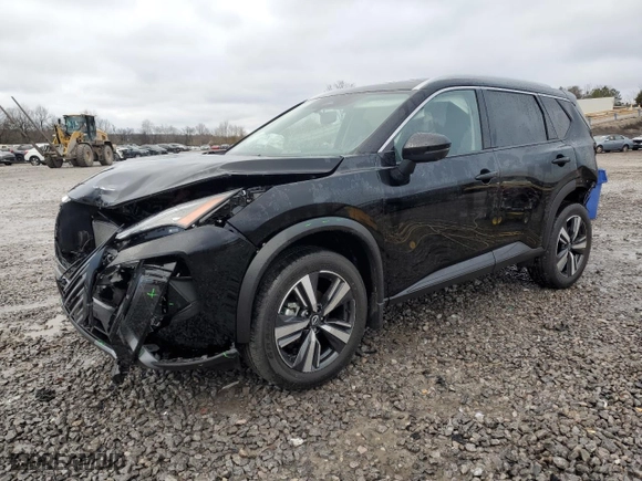 2025 Nissan Rogue SL with VIN JN8BT3CA3SW000178, listed as a Copart auction lot 42781445 with 3,846 mi miles and Salvage Title. Bid and sale history available at carsss.com. Image 1.