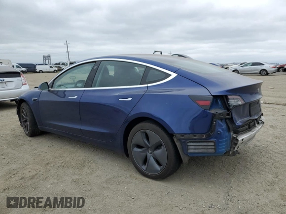 2020 Tesla Model 3 Long Range with VIN 5YJ3E1EB3LF635752, listed as a Copart auction lot 54173955 with Not Provided miles and Salvage Title. Bid and sale history available at carsss.com. Image 2.