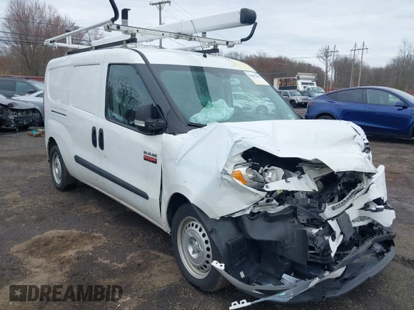 2022 Ram ProMaster City Cargo Tradesman with VIN ZFBHRFAB4N6X34692, listed as a IAAI auction lot 41892398 with 54,507 mi miles. Bid and sale history available at carsss.com. Image 6.