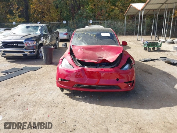 2023 Tesla Model Y Performance with VIN 7SAYGDEF6PF870935, listed as a IAAI auction lot 40718563 with 15,286 mi miles and . Bid and sale history available at DreamBid. Image 12.