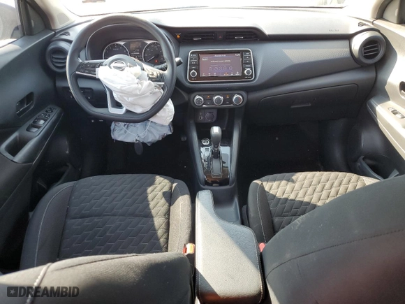 2022 Nissan Kicks S with VIN 3N1CP5BV9NL525943, listed as a Copart auction lot 65404094 with 56,113 mi miles and Salvage Title. Bid and sale history available at carsss.com. Image 8.