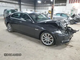 2014 BMW 5 Series 535i xDrive with VIN WBA5B3C55ED539624, listed as a Copart auction lot 86991524 with 105,860 mi miles and Salvage Title. Bid and sale history available at carsss.com. Image 4.