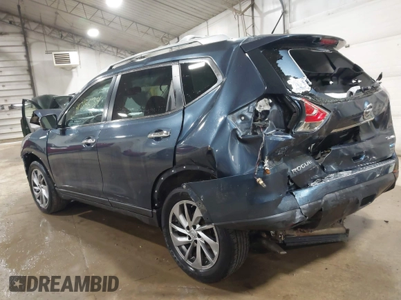 2014 Nissan Rogue SL with VIN 5N1AT2MV4EC797903, listed as a IAAI auction lot 41715634 with 1 mi miles. Bid and sale history available at carsss.com. Image 3.