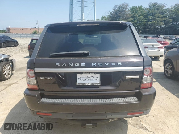 2012 Land Rover Range Rover Sport HSE Lux with VIN SALSK2D45CA731350, listed as a Copart auction lot 61811395 with 110,915 mi miles and Clean title. Bid and sale history available at DreamBid. Image 6.