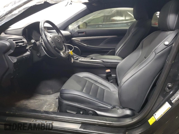 2021 Lexus RC with VIN JTHD85EC8M5006372, listed as a Copart auction lot 77558664 with 37,846 mi miles and Salvage Title. Bid and sale history available at carsss.com. Image 7.