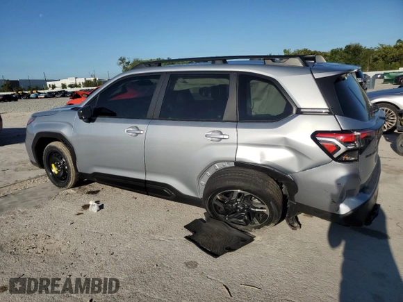 2025 Subaru Forester Limited with VIN JF2SLDRC2SH444541, listed as a Copart auction lot 49526075 with 3,286 mi miles and Salvage Title. Bid and sale history available at carsss.com. Image 2.
