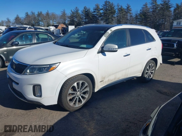 2014 Kia Sorento SX with VIN 5XYKWDA72EG452494, listed as a IAAI auction lot 41690977 with 143,099 mi miles. Bid and sale history available at carsss.com. Image 17.