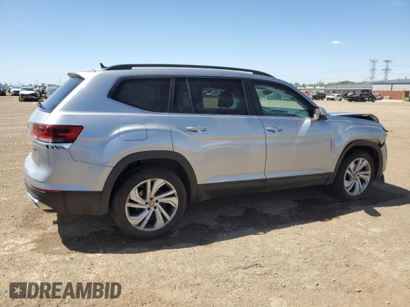 2021 Volkswagen Atlas SE with VIN 1V2HR2CAXMC514837, listed as a Copart auction lot 57119945 with 68,028 mi miles and Salvage title. Bid and sale history available at DreamBid. Image 3.