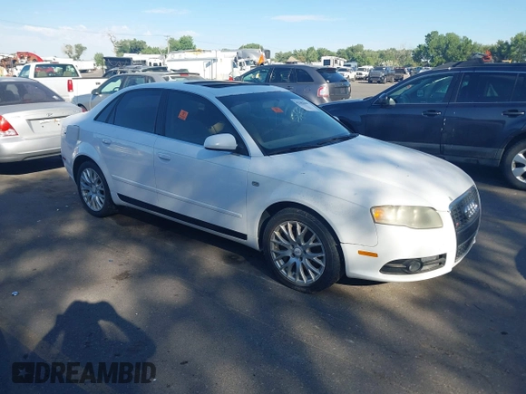 2008 Audi A4 2.0T with VIN WAUAF78E58A153732, listed as a IAAI auction lot 42382088 with Not provided miles and . Bid and sale history available at DreamBid. Image 1.