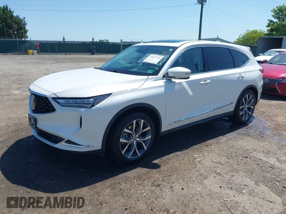 2022 Acura MDX Technology with VIN 5J8YE1H44NL035939, listed as a IAAI auction lot 42547724 with 45,642 mi miles and . Bid and sale history available at DreamBid. Image 17.