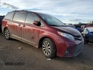 2020 Toyota Sienna XLE with VIN 5TDDZ3DC2LS243324, listed as a Copart auction lot 46673525 with 88,551 mi miles and Salvage Title. Bid and sale history available at carsss.com. Image 4.