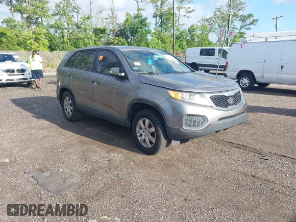 2012 Kia Sorento LX with VIN 5XYKT3A19CG283778, listed as a IAAI auction lot 42259689 with 211,493 mi miles and . Bid and sale history available at DreamBid. Image 1.
