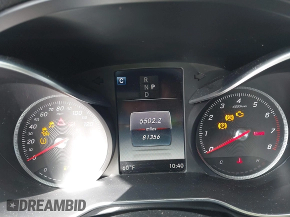 2018 Mercedes-Benz C 300 with VIN WDDWF4JB1JR412964, listed as a IAAI auction lot 41777909 with 81,356 mi miles and . Bid and sale history available at DreamBid. Image 7.