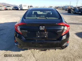 2020 Honda Civic Sedan Sport with VIN 2HGFC2F86LH506332, listed as a Copart auction lot 78668344 with 86,640 mi miles and Salvage Title. Bid and sale history available at carsss.com. Image 6.