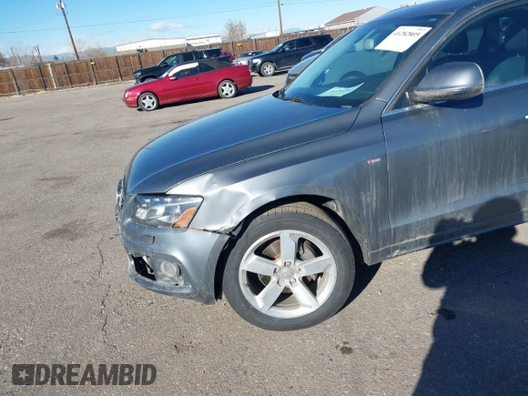 2012 Audi Q5 3.2L Premium Plus with VIN WA1DKAFP6CA113076, listed as a IAAI auction lot 41282805 with 152,146 mi miles. Bid and sale history available at carsss.com. Image 6.