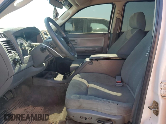 2005 Dodge Dakota SLT with VIN 1D7HW48N65S167540, listed as a Copart auction lot 64076055 with Not provided miles and Clean title. Bid and sale history available at DreamBid. Image 7.