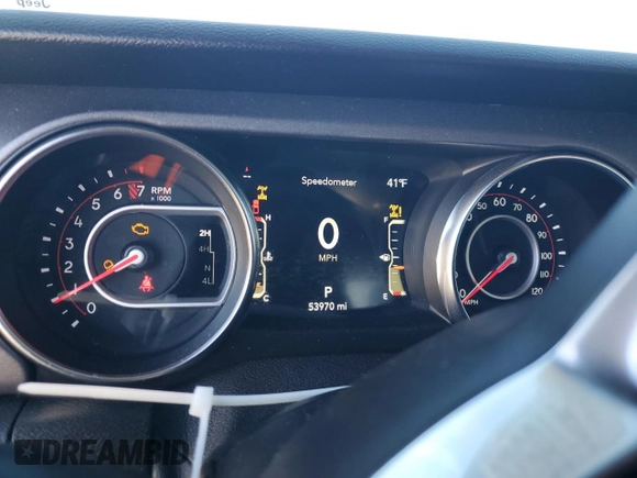 2021 Jeep Gladiator Mojave with VIN 1C6JJTEG1ML610770, listed as a Copart auction lot 41692045 with 53,970 mi miles and Salvage Title. Bid and sale history available at DreamBid. Image 9.