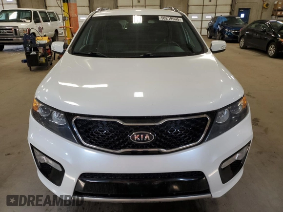 2011 Kia Sorento SX with VIN 5XYKW4A28BG133942, listed as a Copart auction lot 50219905 with 143,515 mi miles and Salvage Title. Bid and sale history available at carsss.com. Image 5.