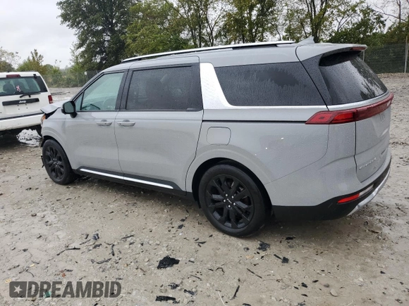 2022 Kia Carnival SX with VIN KNDNE5H37N6066343, listed as a Copart auction lot 73067054 with 18,825 mi miles and Salvage Title. Bid and sale history available at carsss.com. Image 2.