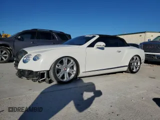 2013 Bentley Continental GT with VIN SCBGT3ZAXDC082345, listed as a Copart auction lot 81572054 with 22,620 mi miles and Salvage Title. Bid and sale history available at DreamBid. Image 1.