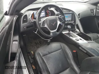 2015 Chevrolet Corvette 1LT with VIN 1G1YB2D73F5121447, listed as a Copart auction lot 43639735 with 40,398 mi miles and Salvage Title. Bid and sale history available at carsss.com. Image 8.