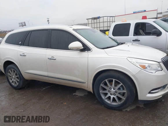2014 Buick Enclave Leather with VIN 5GAKRBKD7EJ239977, listed as a IAAI auction lot 41444685 with 141,452 mi miles and . Bid and sale history available at carsss.com. Image 13.