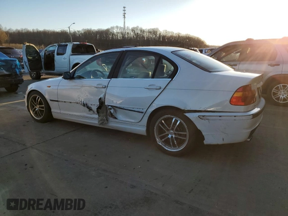 2003 BMW 3 Series 330i with VIN WBAEV53423KM27012, listed as a Copart auction lot 85147144 with 175,175 mi miles and Salvage Title. Bid and sale history available at carsss.com. Image 2.